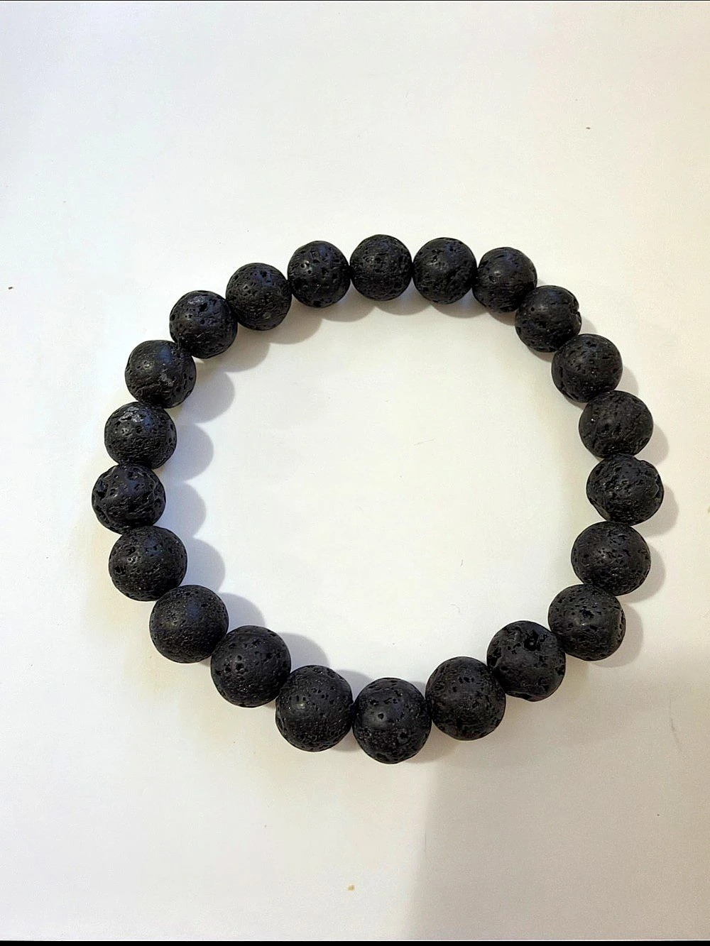 Black Beaded Bracelet